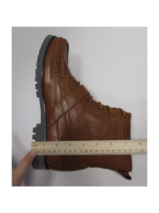 Polo Ralph Lauren Ranger Boots 11 D Leather Buckle Lace Up Combat Lug main image 6